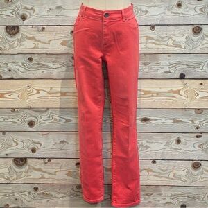 ** LIKE NEW*** Victoria's Secret Vibrant coral Straight Leg Jeans